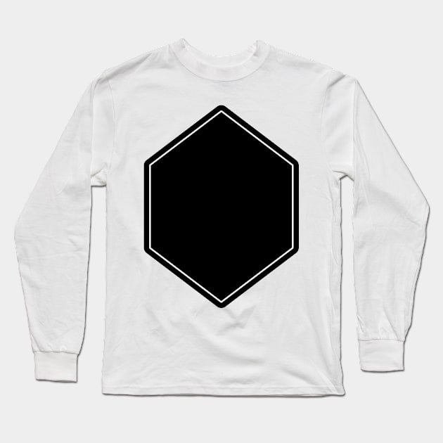 Hexagon template Long Sleeve T-Shirt by ShirtyLife